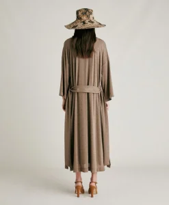 Manteau Calla Lurex Jersey - Boue