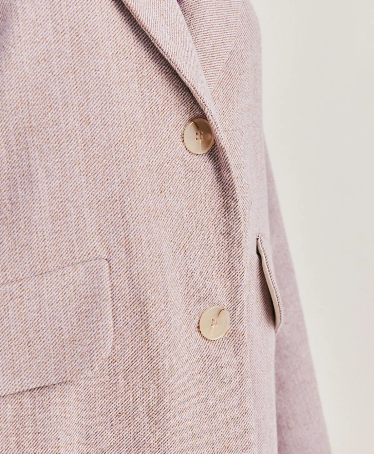 Manteau De Pomeranie En Lin Coton - Aubergine