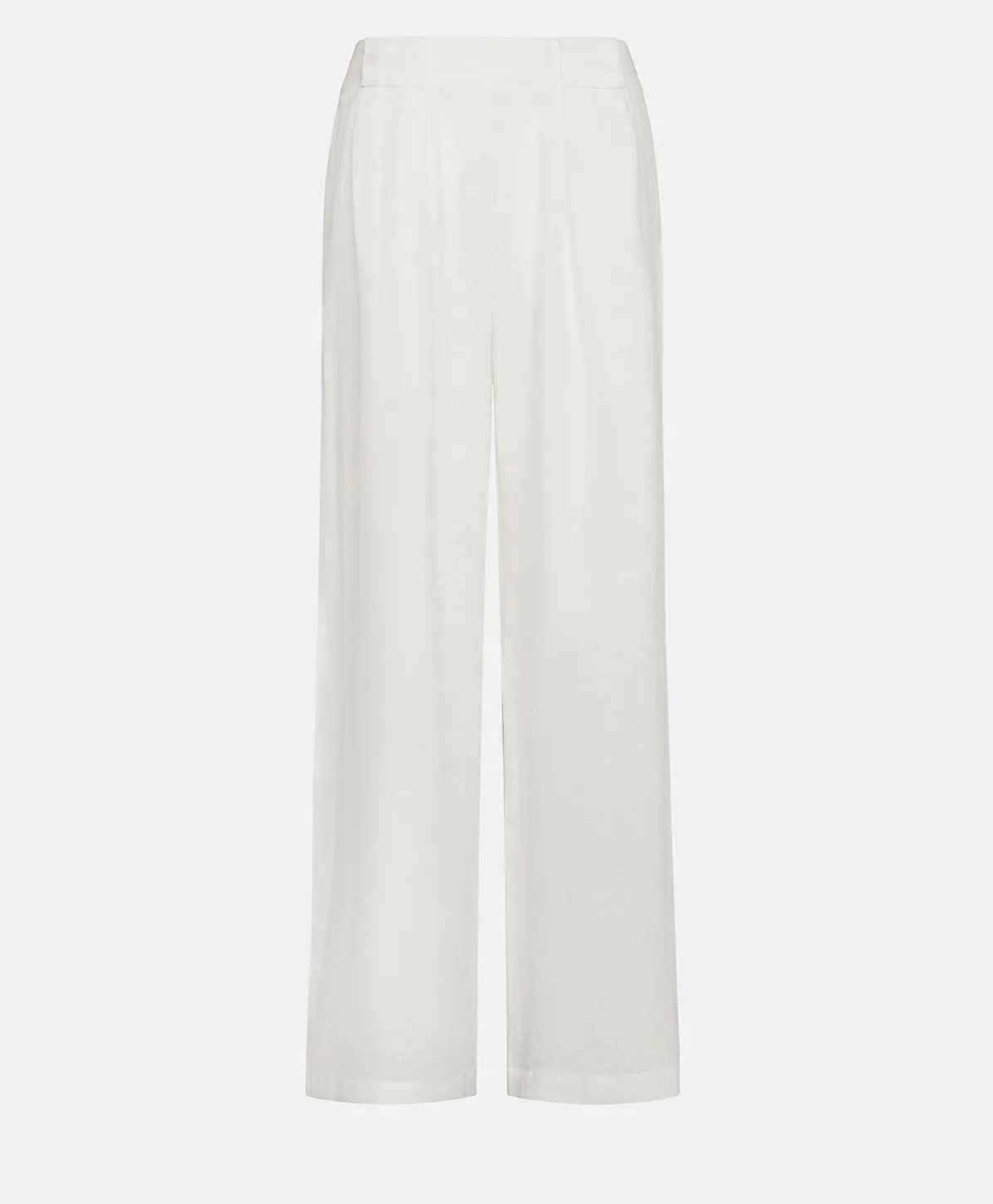 Pantalon Aspen En Lin Uni - Blanc Optique