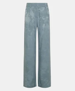 Pantalon Austin Cupro Jacquard - Ciel