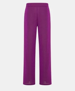 Pantalon Baccarat En Jersey Lurex - Cyclamen