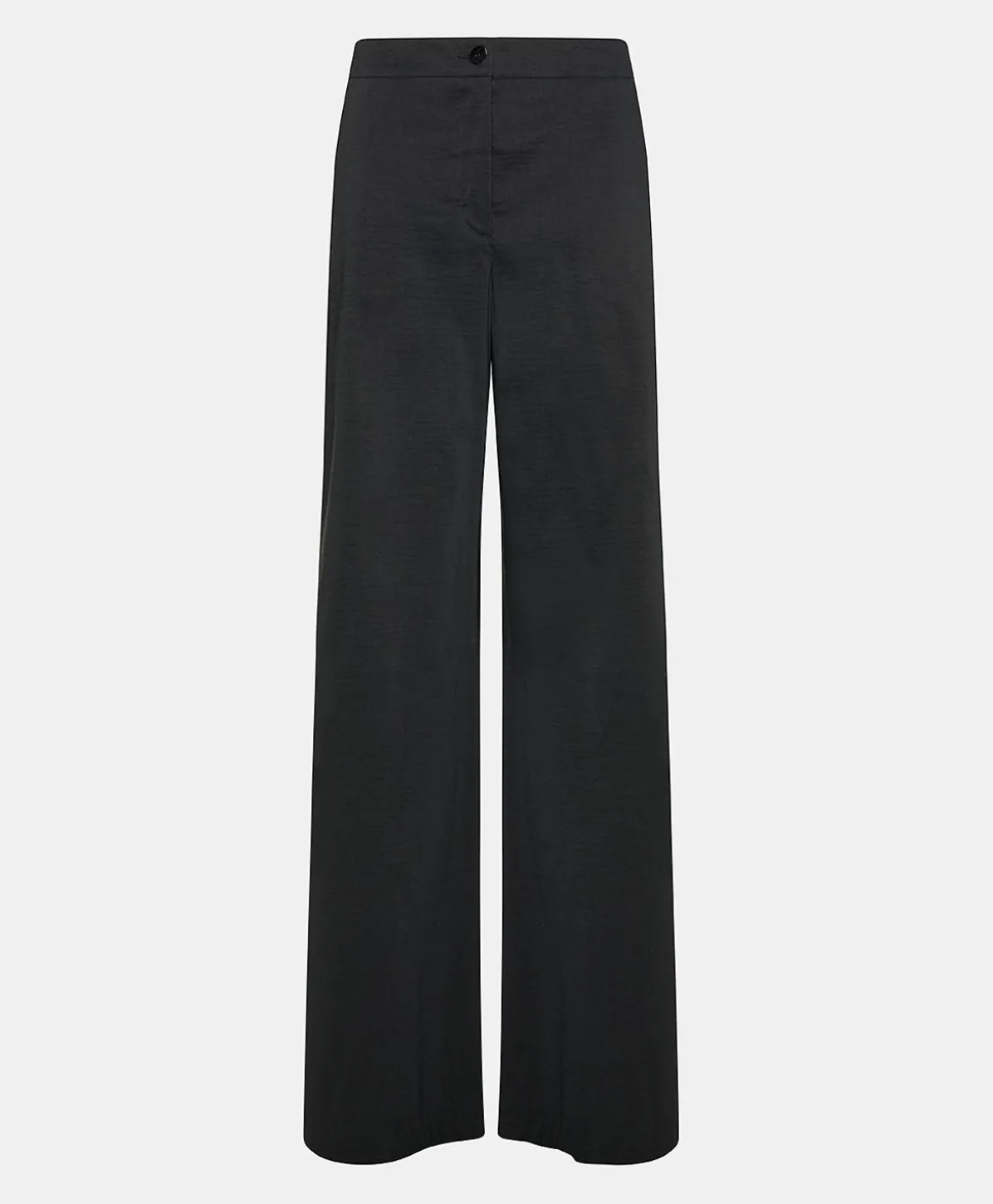 Pantalon Candeo En Coton Et Lin - Noir