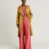 Pantalon En Acetate De Soie Aspen - Amarante