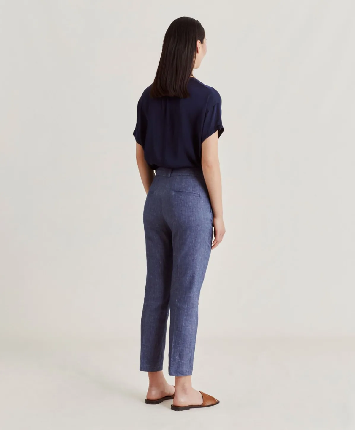 Pantalon En Denim Leger Joy - Bleu Jean