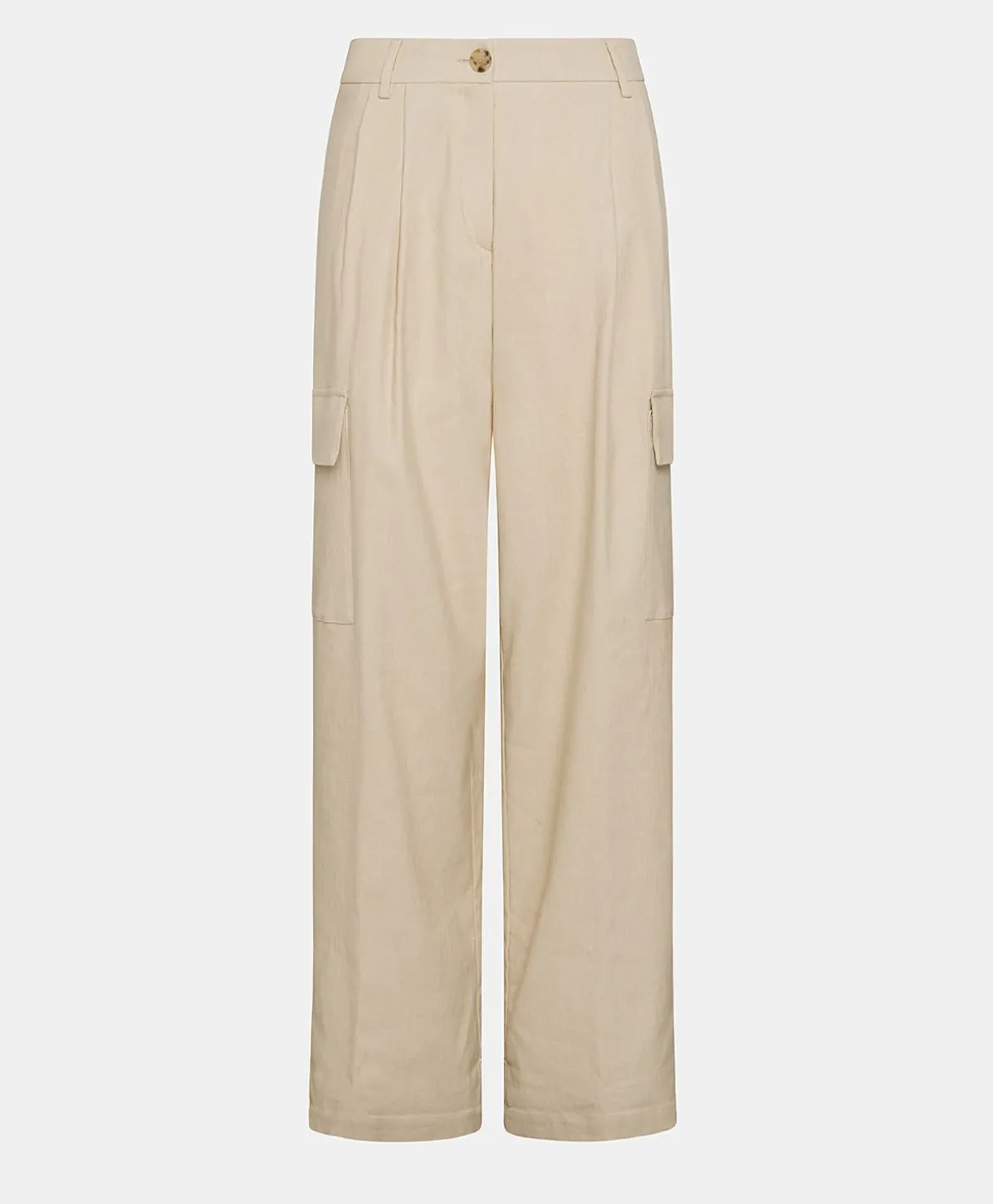 Pantalon En Denim Leger Pedro - Creme