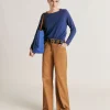 Pantalon En Gabardine Olivina - Caramel