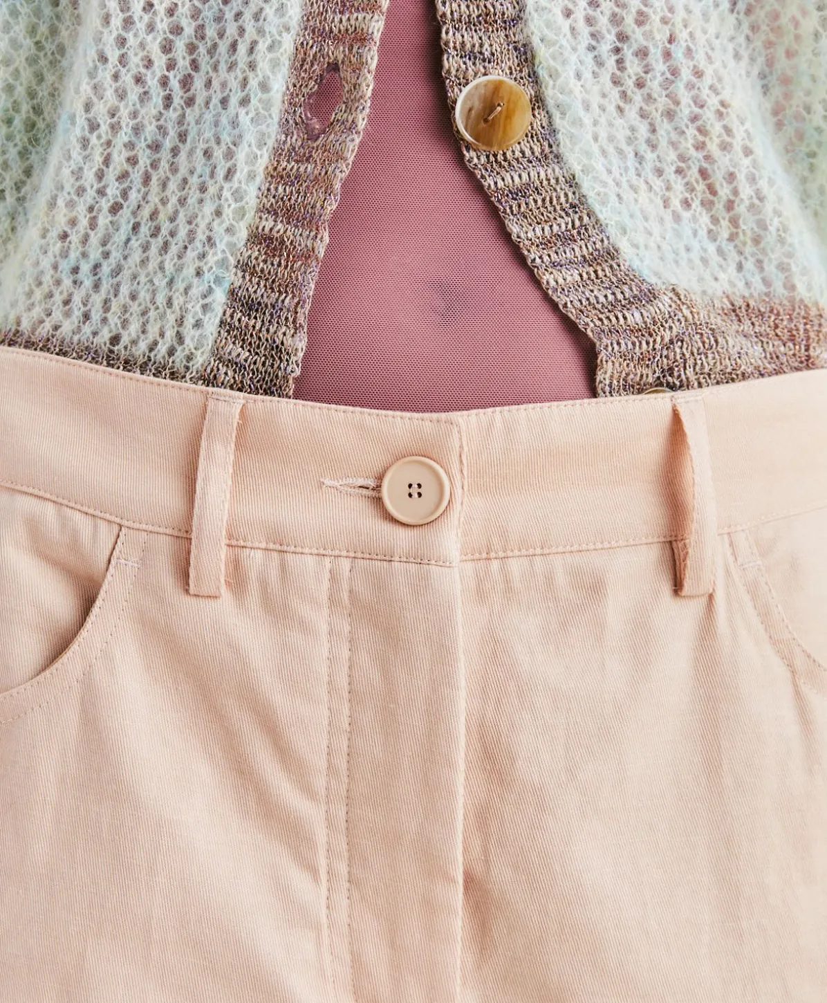 Pantalon En Gabardine Olivina - Bourgeon