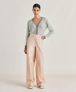 Pantalon En Gabardine Olivina - Bourgeon