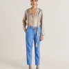 Pantalon En Jean Leger Joy - Bleu Clair