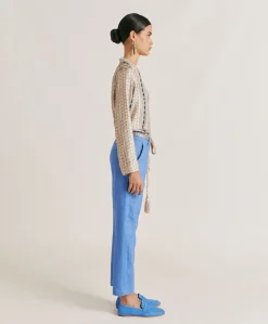 Pantalon En Jean Leger Joy - Bleu Clair