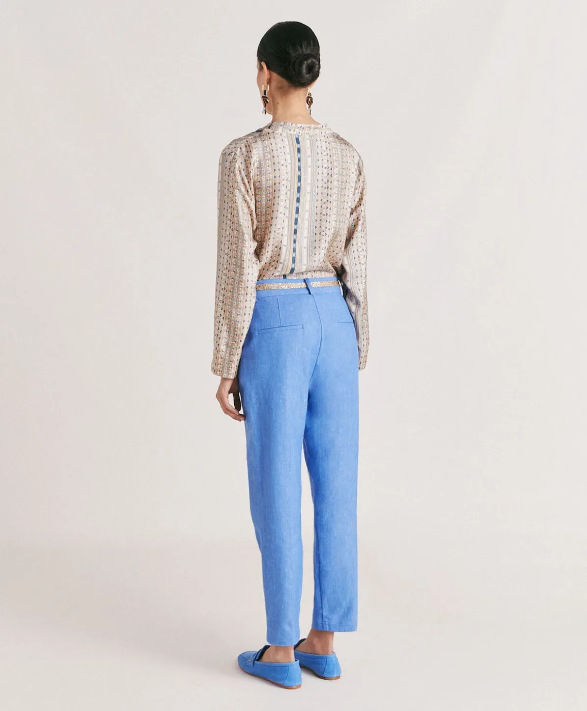Pantalon En Jean Leger Joy - Bleu Clair