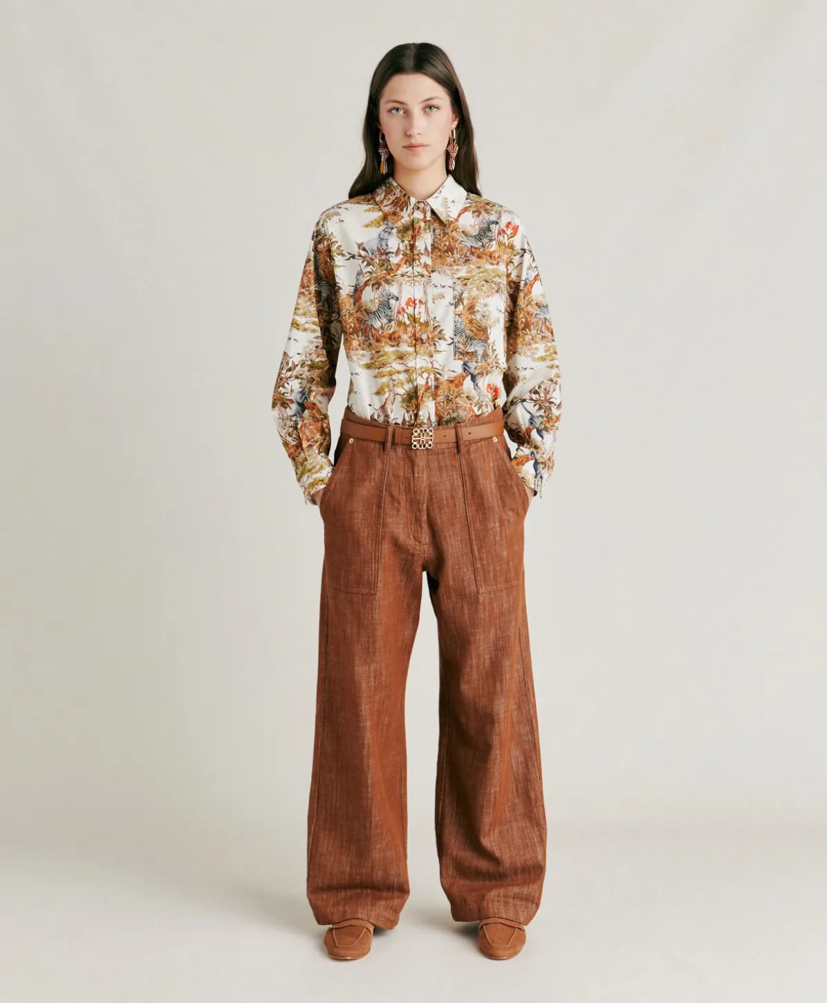 Pantalon En Jean Lora - Cigare