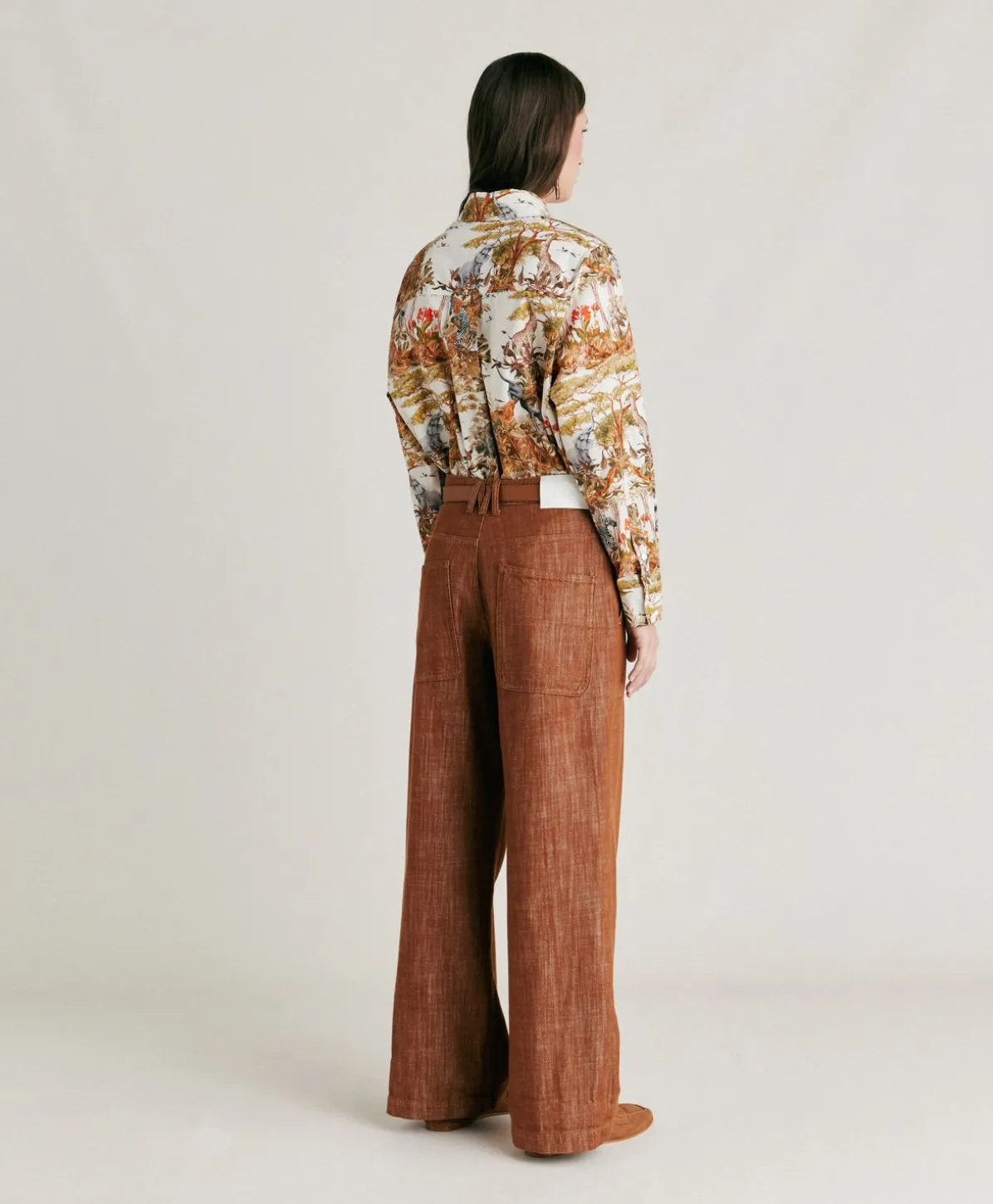 Pantalon En Jean Lora - Cigare