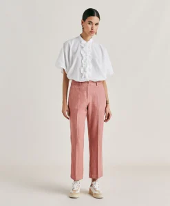 Pantalon En Jean Lora - Rose Antique