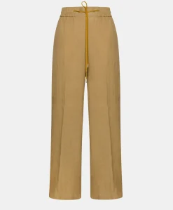 Pantalon En Lin Aliterru - Sable
