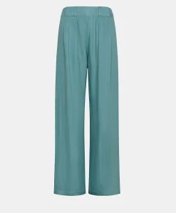 Pantalon En Lin Uni Aspen - Ceruleen