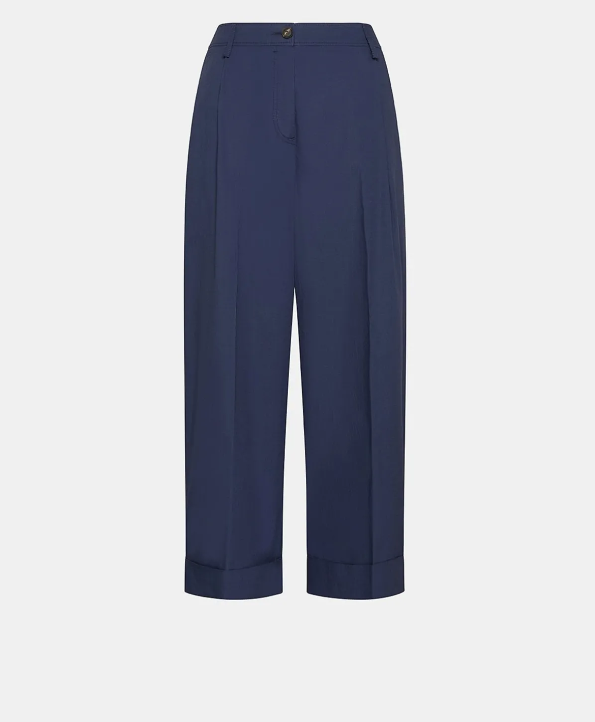 Pantalon En Popeline Grecale - Bleu