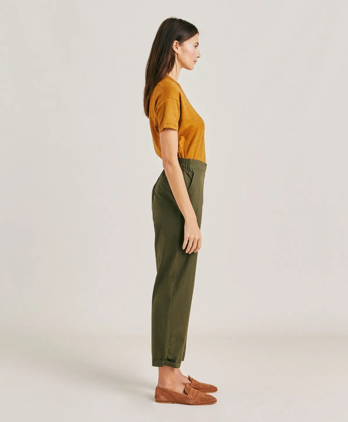 Pantalon En Popeline Idaho - Armee