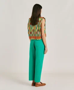 Pantalon Gabardine Bis Fuchsia - Emeraude