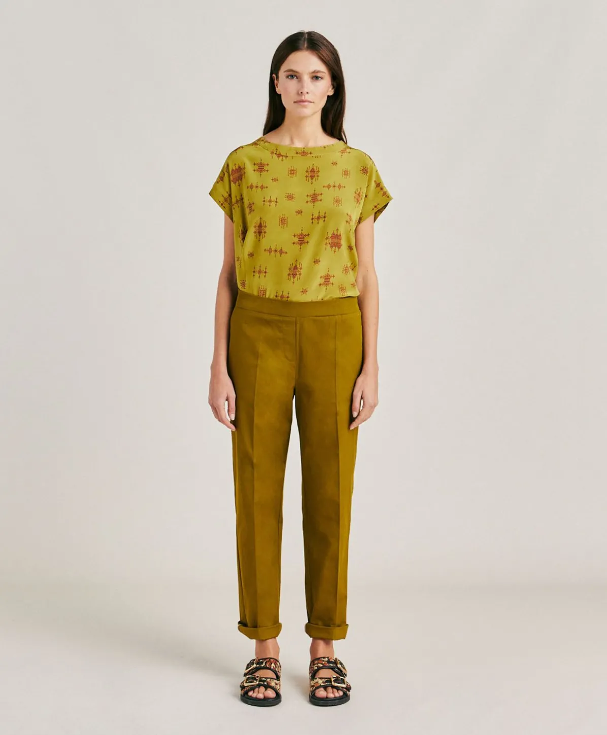 Pantalon Gabardine Haiti - Olive