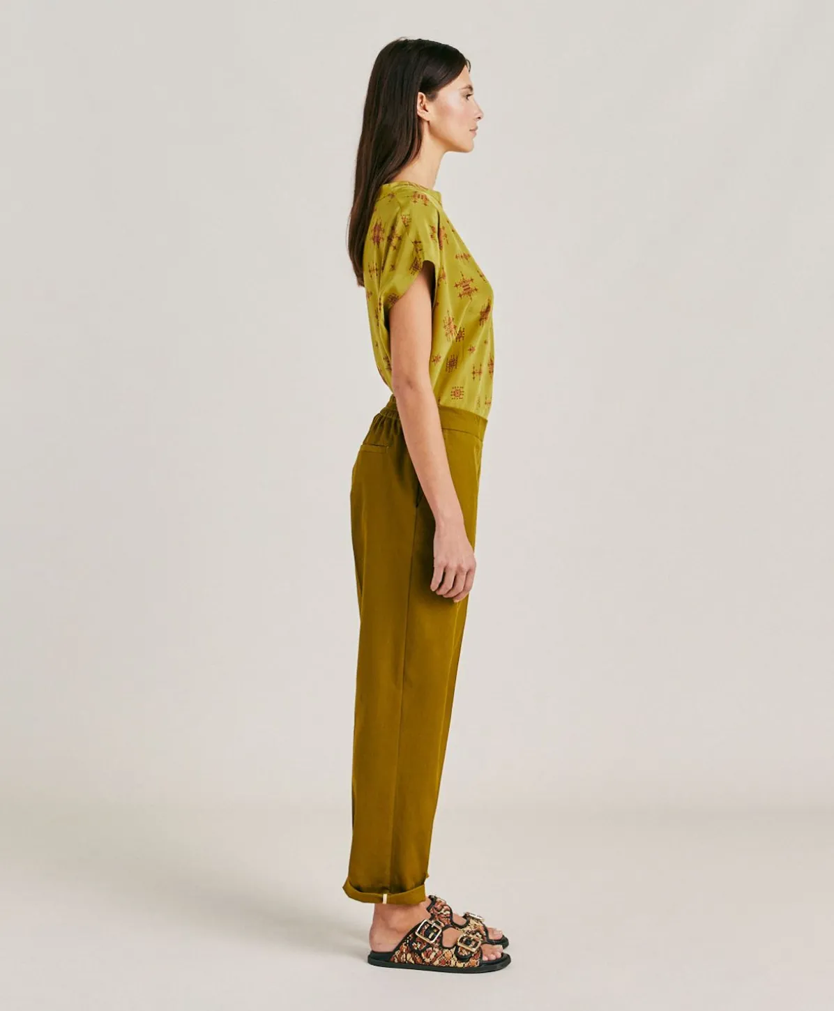 Pantalon Gabardine Haiti - Olive