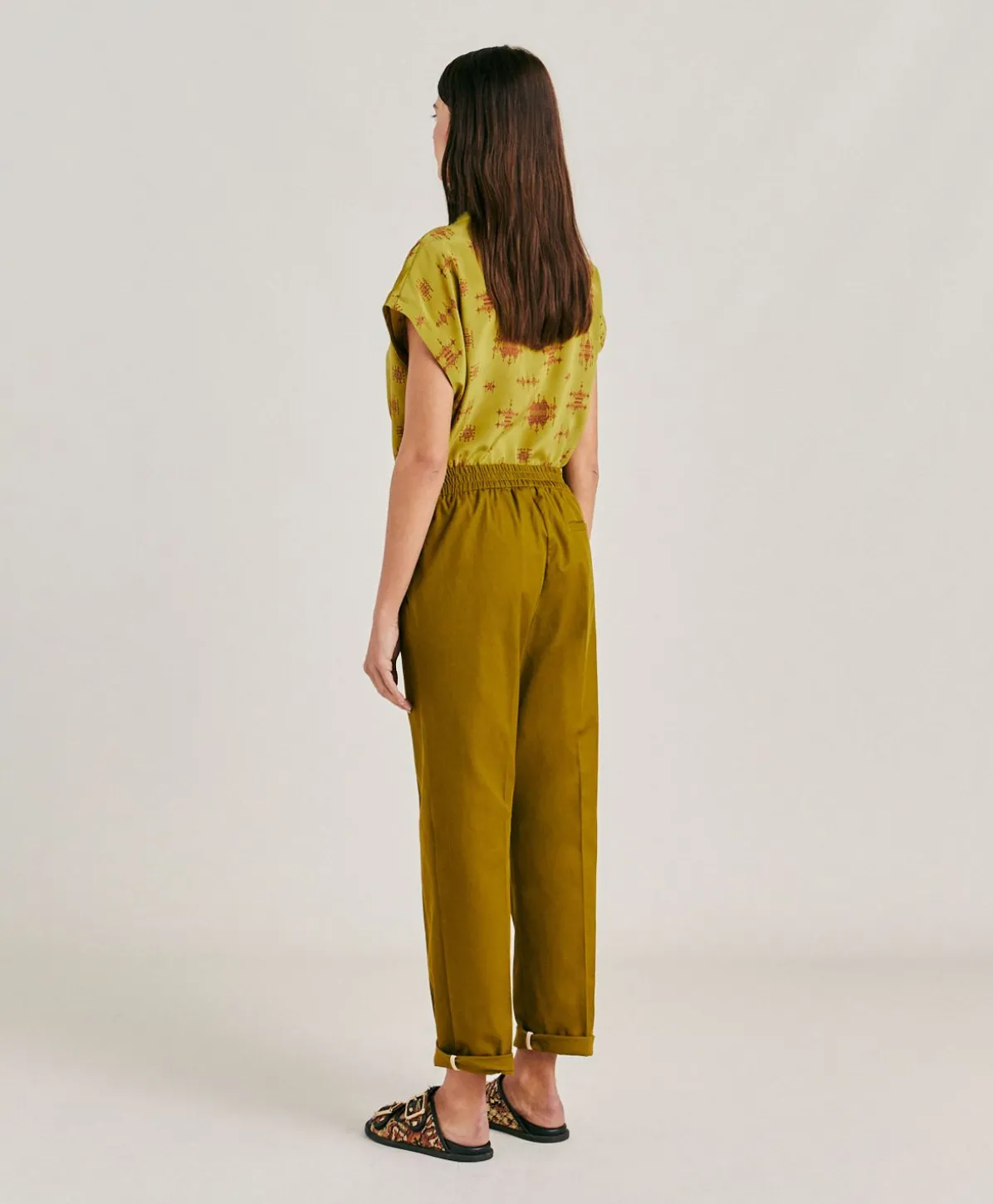 Pantalon Gabardine Haiti - Olive