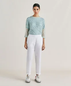 Pantalon Idaho En Popeline - Blanc Optique