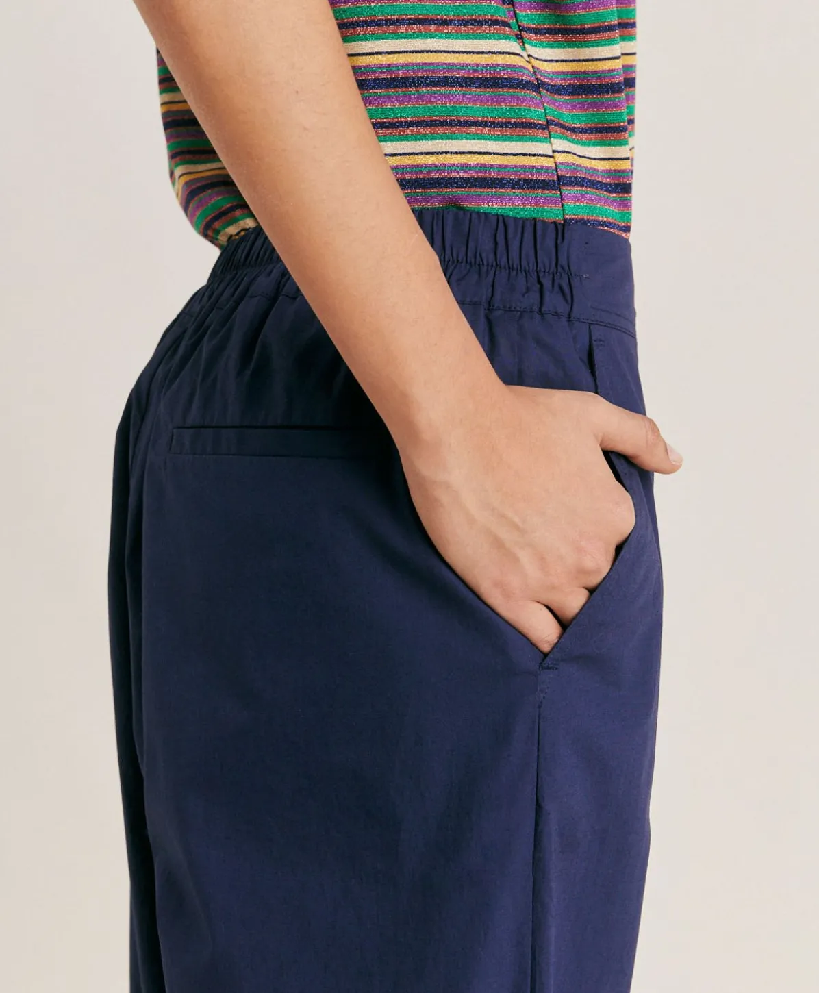 Pantalon Idaho En Popeline - Bleu
