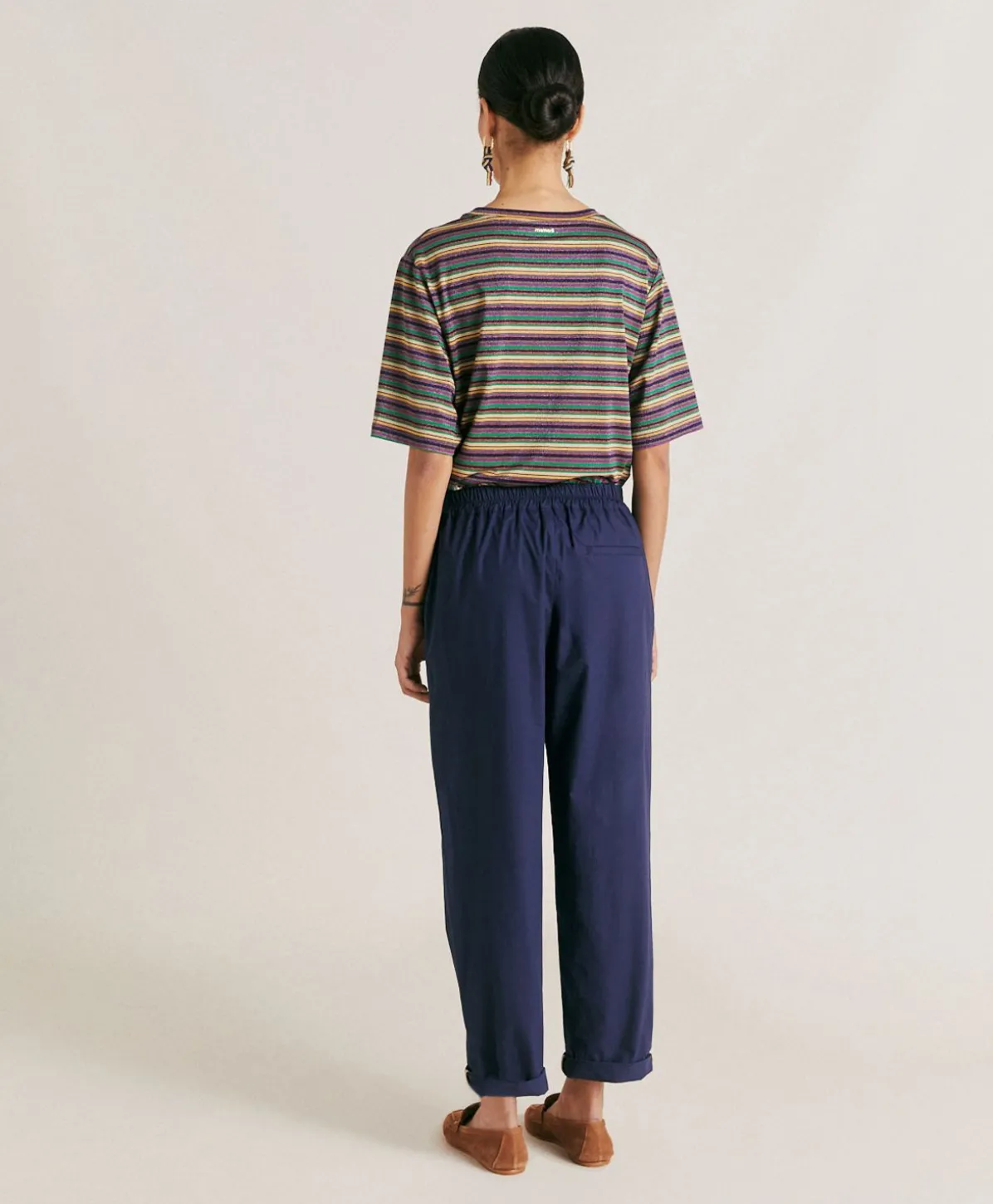 Pantalon Idaho En Popeline - Bleu