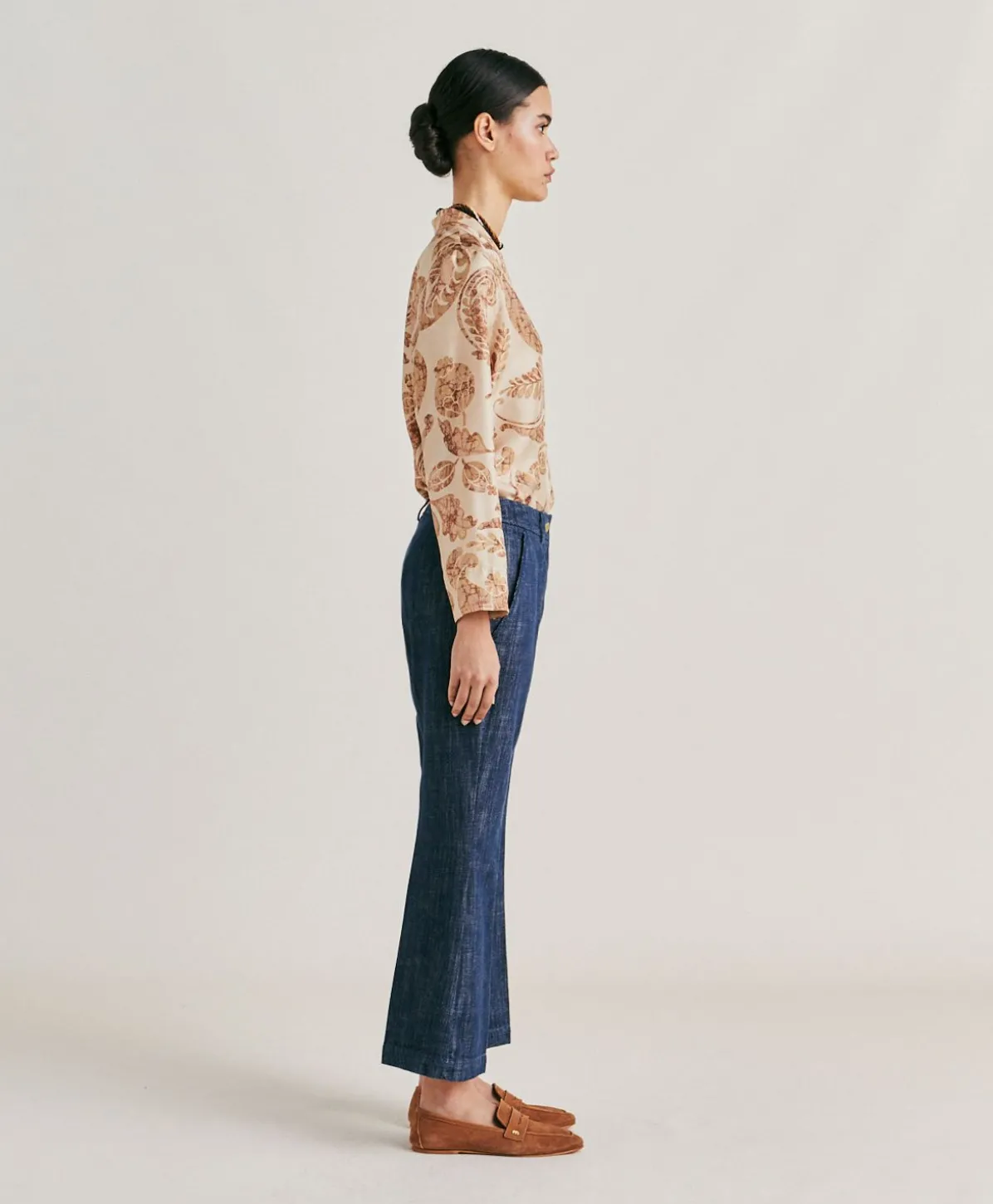 Pantalon Lora Denim - Bleu Jean