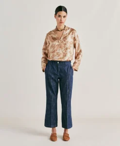 Pantalon Lora Denim - Bleu Jean