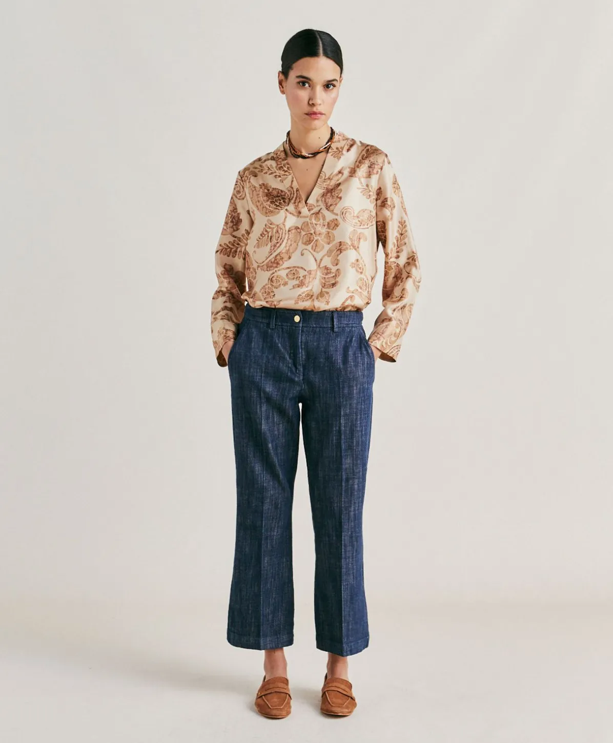 Pantalon Lora Denim - Bleu Jean