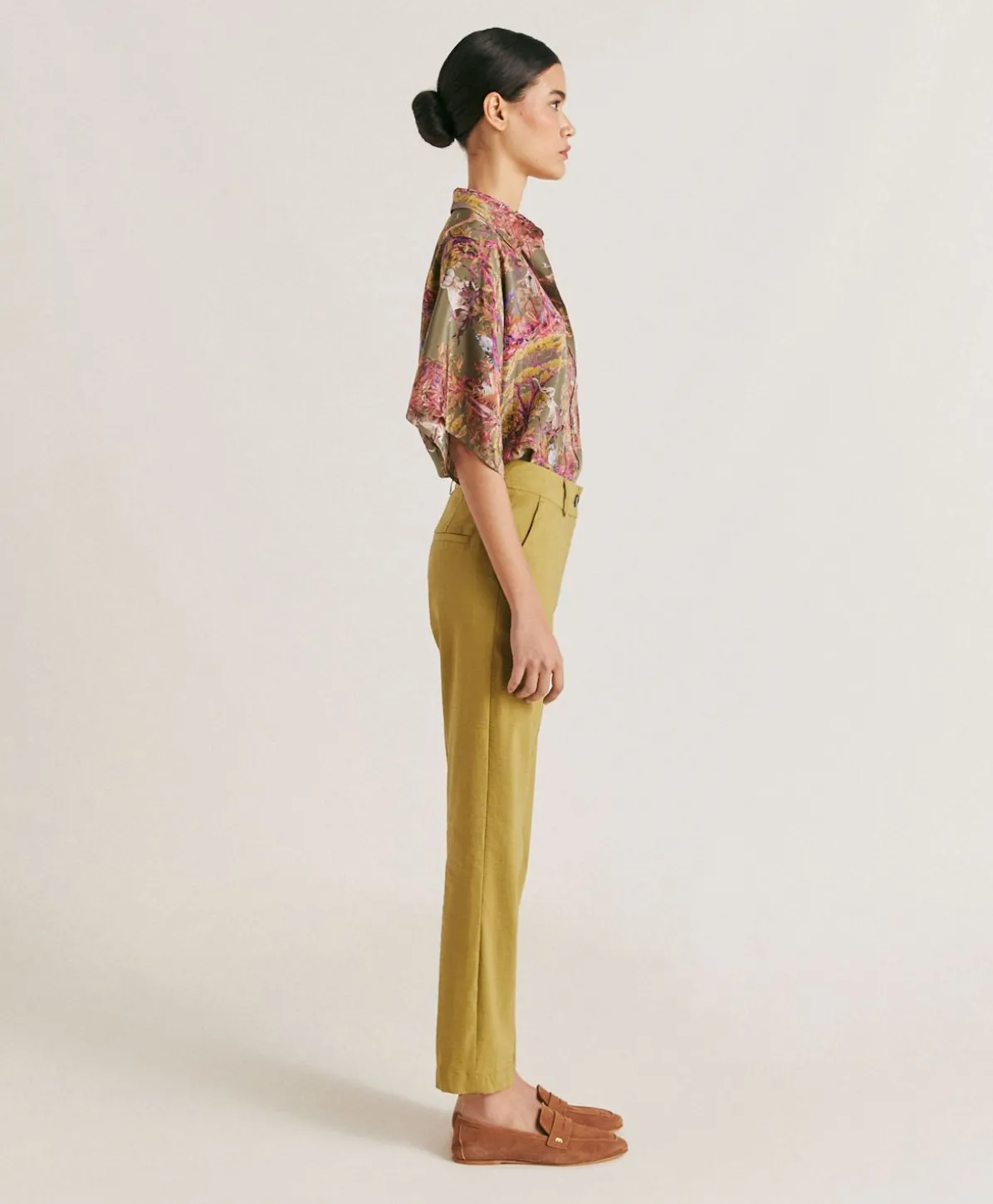 Pantalon Lyon Coton Lin - Avocat