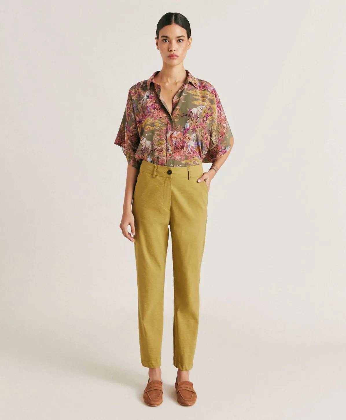 Pantalon Lyon Coton Lin - Avocat