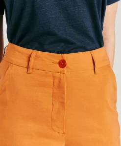 Pantalon Lyon Coton Lin - Papaye