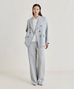 Pantalon Narciso Lin Lurex - Gris