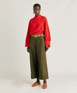 Pantalon Popeline Grecale - Armee