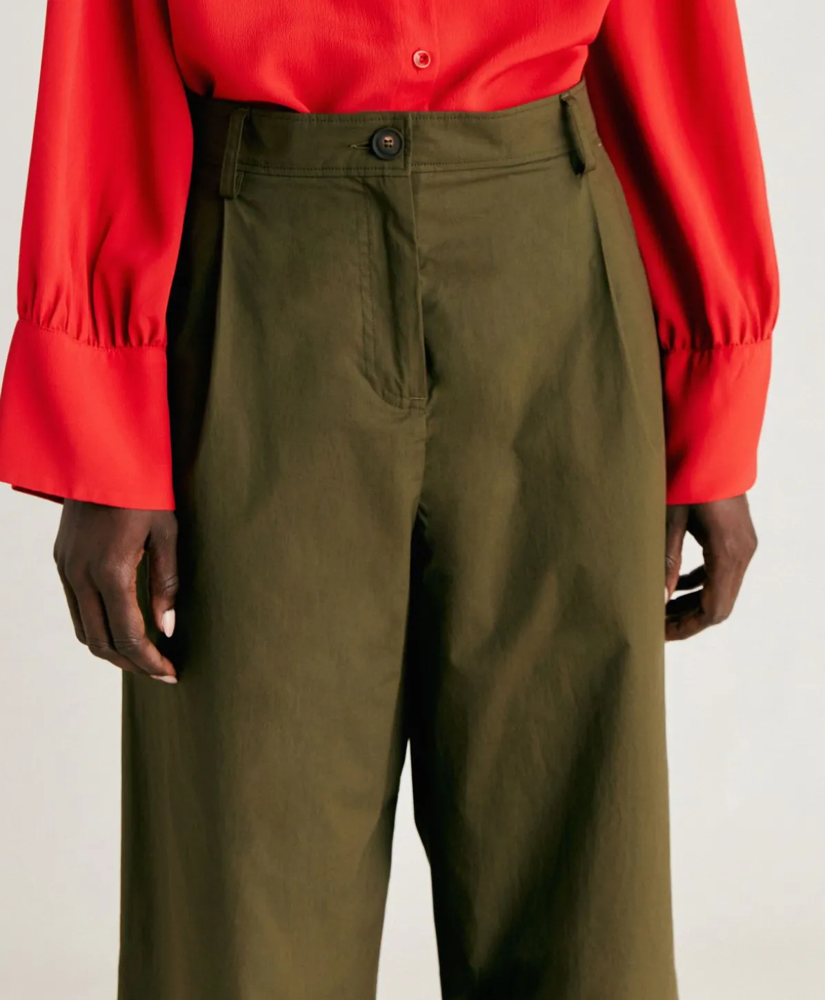 Pantalon Popeline Grecale - Armee