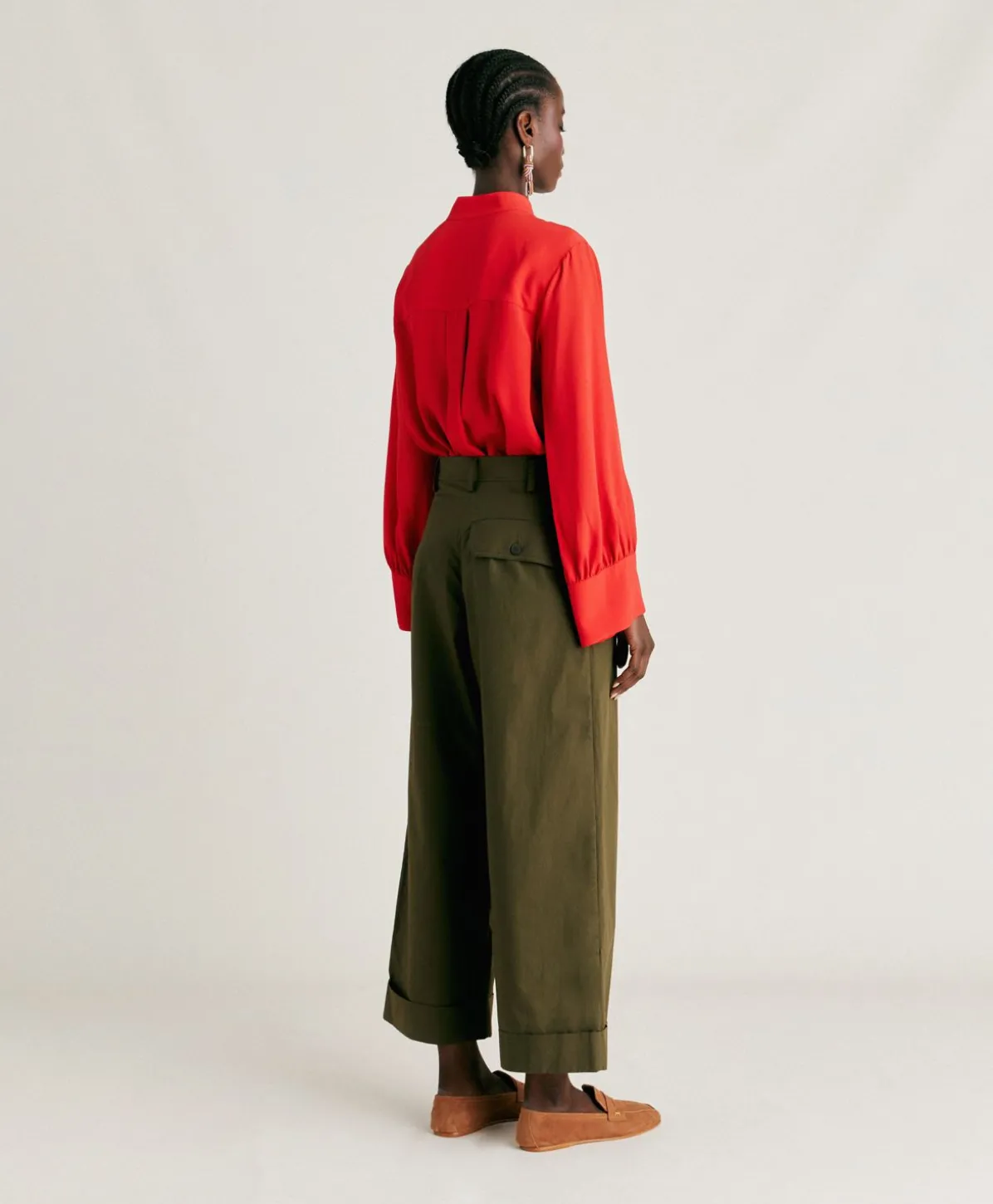 Pantalon Popeline Grecale - Armee