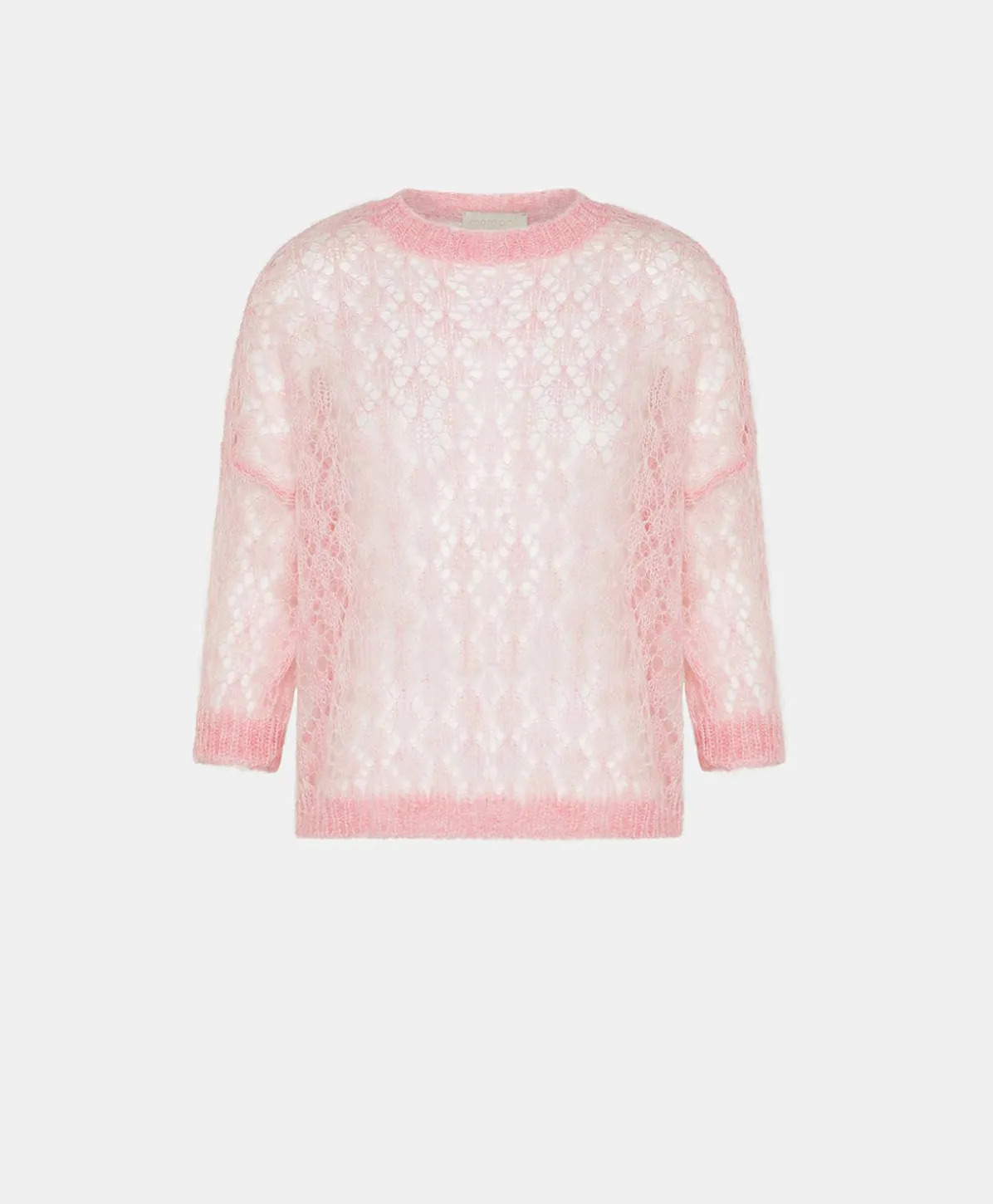 Pull Campanula En Mohair Doux - Rose Bebe