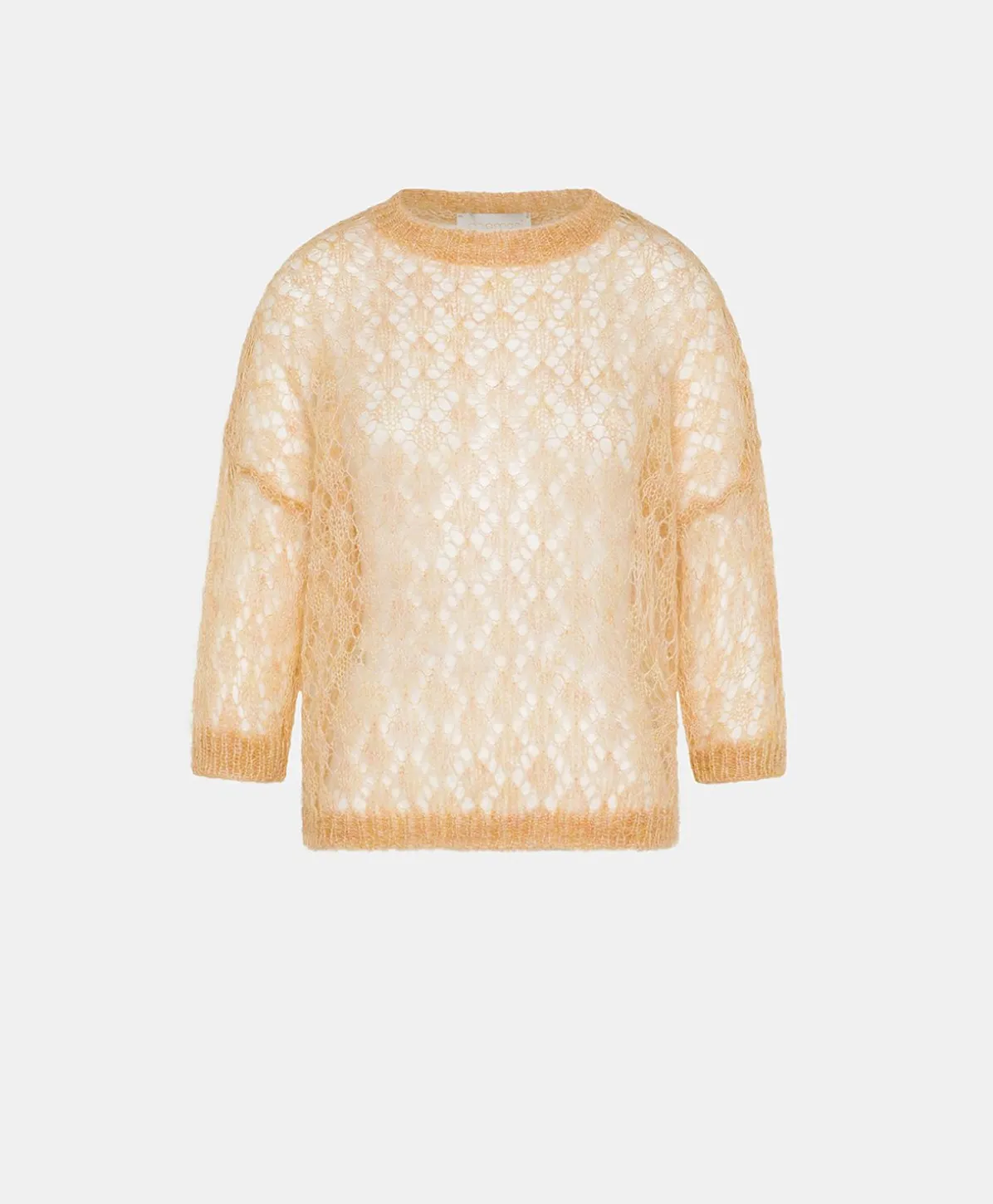 Pull Campanula En Mohair Doux - Orange