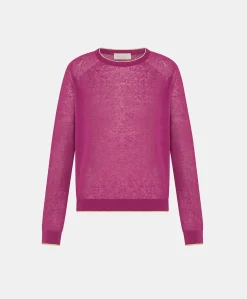 Pull En Lin Rio - Cyclamen
