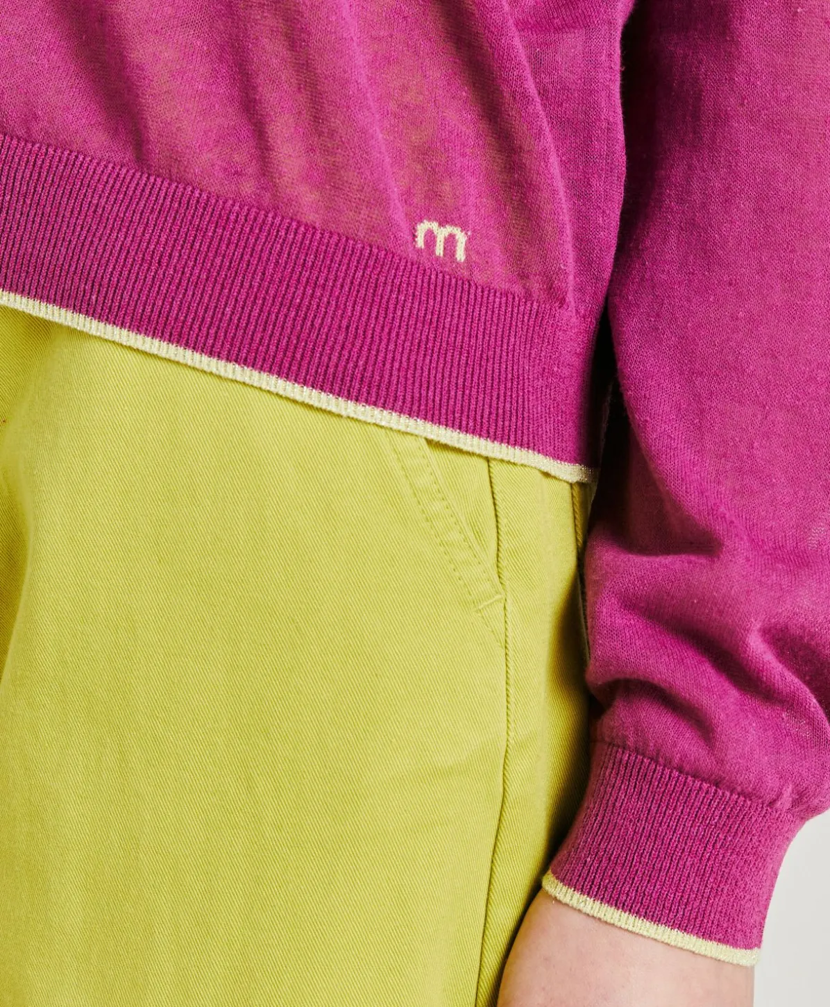 Pull En Lin Rio - Cyclamen