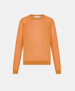 Pull En Lin Rio - Orange
