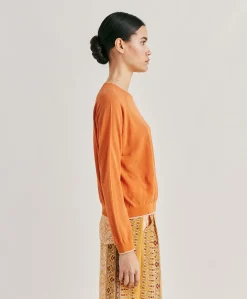 Pull En Lin Rio - Orange