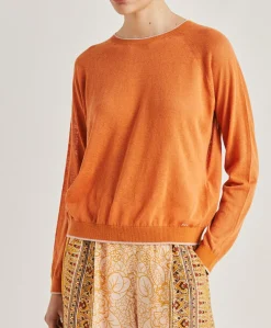 Pull En Lin Rio - Orange