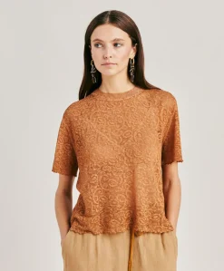 Pull En Lin Sveva - Caramel