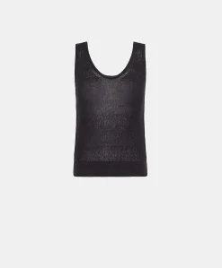 Pull Liccia Nacre Lurex - Bleu Nuit