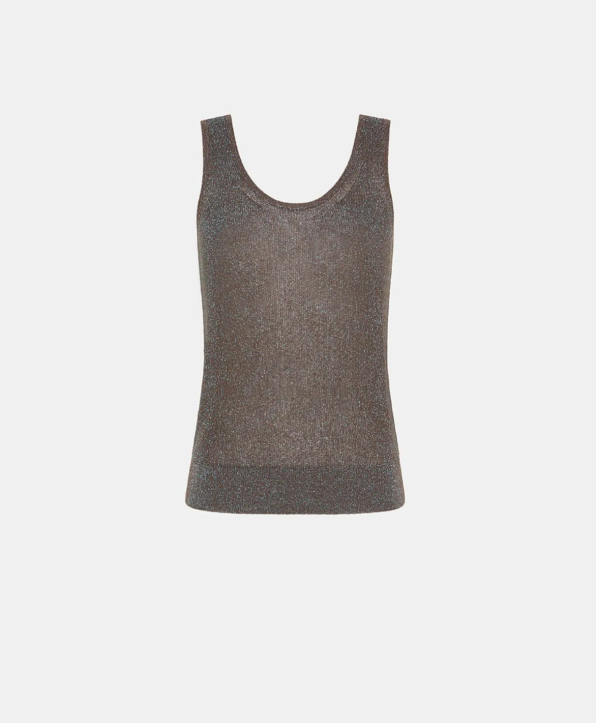 Pull Liccia Perlata Lurex - Corteccia