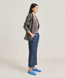 Pull Liccia Perlata Lurex - Corteccia